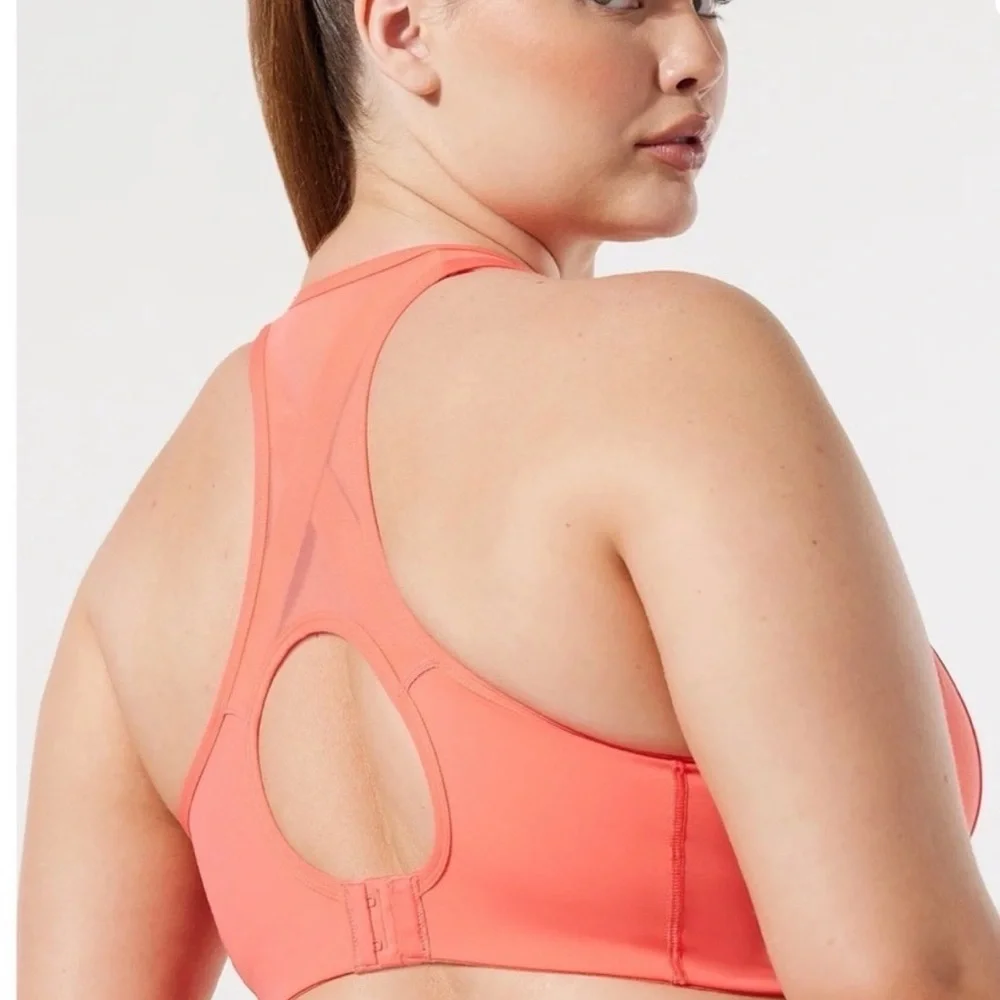 Sale! Savage X Fenty Vibrant Coral Sports Bra - Picture 2 of 5